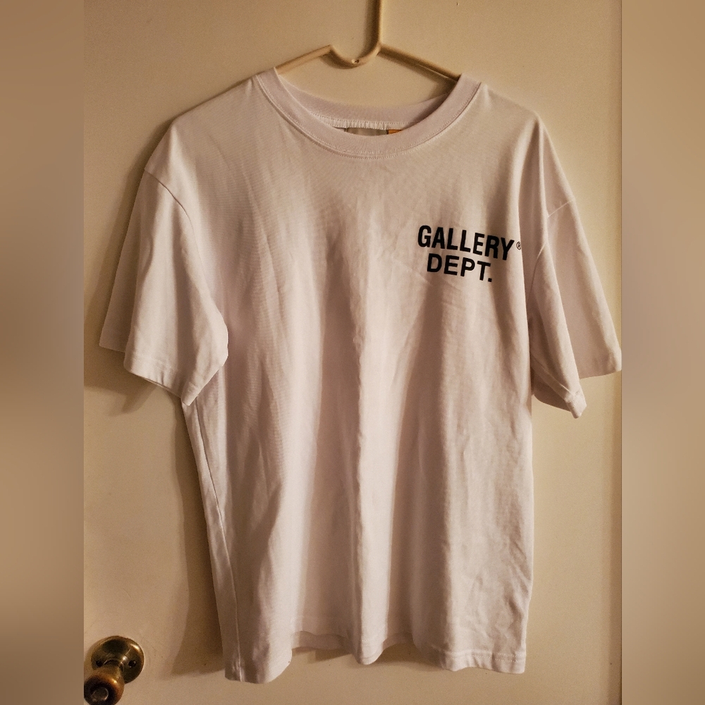 Gallery Dept White & Black tshirt M